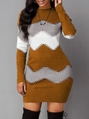 Autumn Elegance Plus Size Knit Bodycon Dress For Women Autumn Elegance Plus Size Knit Bodycon Dress For Women
