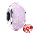 Colorful Heart Murano Glass Charm Sterling Silver Pandora Colorful Heart Murano Glass Charm Sterling Silver Pandora