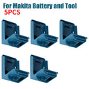 2-in-1 Battery Holder Stand for Makita Milwaukee Tools 2-in-1 Battery Holder Stand for Makita Milwaukee Tools