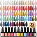 PHOENIXY 38-Piece 8ML Gel Nail Polish Set for Spring Summer PHOENIXY 38-Piece 8ML Gel Nail Polish Set for Spring Summer