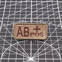 Tactical Blood Type Patch Custom Military Embroidered Gear Tactical Blood Type Patch Custom Military Embroidered Gear
