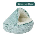 Round Plush Cat Bed Cozy Sleeping Bag for Small Dogs Round Plush Cat Bed Cozy Sleeping Bag for Small Dogs