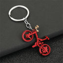Motorcycle Keychain with Rotating Wheels for Gifts Motorcycle Keychain with Rotating Wheels for Gifts