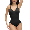 Guudia V Neck Spaghetti Strap Compression Bodysuit Slimming Guudia V Neck Spaghetti Strap Compression Bodysuit Slimming