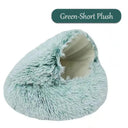 Round Plush Cat Bed Cozy Sleeping Bag for Small Dogs Round Plush Cat Bed Cozy Sleeping Bag for Small Dogs