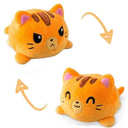 Double Sided Cat Plush Toy Soft Safe Kids Birthday Gift Double Sided Cat Plush Toy Soft Safe Kids Birthday Gift