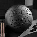 Hluru Glucophone Steel Tongue Drum 6 Inch 11 Notes C5 Hluru Glucophone Steel Tongue Drum 6 Inch 11 Notes C5