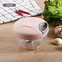 500/900ML Manual Meat Mincer Garlic Chopper Kitchen Tool 500/900ML Manual Meat Mincer Garlic Chopper Kitchen Tool