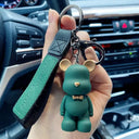 Crystal Bow Tie Bear Keychain Charm Pendant Cute Accessory Crystal Bow Tie Bear Keychain Charm Pendant Cute Accessory