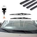 Car Wiper Blade Refills - All-Season Replacement Kit Car Wiper Blade Refills - All-Season Replacement Kit