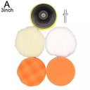 Universal Car Polish Wool Pad Set for Machine Waxing Kit Universal Car Polish Wool Pad Set for Machine Waxing Kit