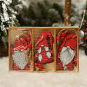 Charming Wooden Christmas Gnome Ornaments for Tree Decor Charming Wooden Christmas Gnome Ornaments for Tree Decor