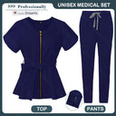 Women Scrubs Set Zipper Collar Beauty Clothes High Quality Women Scrubs Set Zipper Collar Beauty Clothes High Quality