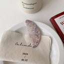 Vibrant Acrylic Hair Comb for Frizz-Free Styling Massage Vibrant Acrylic Hair Comb for Frizz-Free Styling Massage