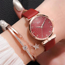 Luxury Quartz Bracelet Watch Set for Women Two Piece Luxury Quartz Bracelet Watch Set for Women Two Piece