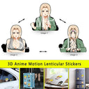 NARUTO Anime 3D Motion Lenticular Waterproof Stickers Set NARUTO Anime 3D Motion Lenticular Waterproof Stickers Set