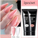 Glowing White Gel Nail Extension Kit for Beautiful Nails Glowing White Gel Nail Extension Kit for Beautiful Nails