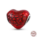 Charming Sterling Silver Red Heart Beads for Pandora Gifts Charming Sterling Silver Red Heart Beads for Pandora Gifts