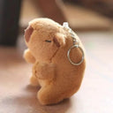 Capybara Plush Keychain Trendy Cute Animal Bag Charm Gift Capybara Plush Keychain Trendy Cute Animal Bag Charm Gift