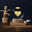 3D Crystal Ball Light Carving Solar System Night Light LED 3D Crystal Ball Light Carving Solar System Night Light LED