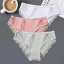Patchwork Lace Cotton Panties For Women Patchwork Lace Cotton Panties For Women