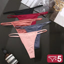 5 Piece Seductive Cotton G String Panties Set Intimates 5 Piece Seductive Cotton G String Panties Set Intimates