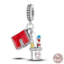 Sterling Silver Red Heart Beads for Pandora Jewelry Gifts Sterling Silver Red Heart Beads for Pandora Jewelry Gifts