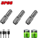 Lumen Tactical Flashlight USB Rechargeable LED Torch Adventure Lumen Tactical Flashlight USB Rechargeable LED Torch Adventure