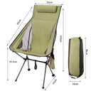 Camping High Back Moon Chair Ultra Light Aluminum Alloy Camping High Back Moon Chair Ultra Light Aluminum Alloy