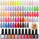 PHOENIXY 38-Piece 8ML Gel Nail Polish Set for Spring Summer PHOENIXY 38-Piece 8ML Gel Nail Polish Set for Spring Summer