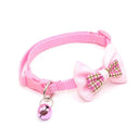 Adjustable Bow Tie Cat Dog Collar with Bell Pendant Adjustable Bow Tie Cat Dog Collar with Bell Pendant