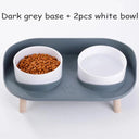 Adjustable Cat Double Bowls Feeder for Healthy Eating Adjustable Cat Double Bowls Feeder for Healthy Eating
