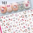 Adorable Cartoon Hello Kitty Nail Sticker Set for Nail Art Adorable Cartoon Hello Kitty Nail Sticker Set for Nail Art