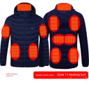 Smart Charging Down Cotton Jacket for Stylish Warmth Smart Charging Down Cotton Jacket for Stylish Warmth