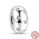 Crown Flowers Heart Silver Bead Charm Pandora Accessory Crown Flowers Heart Silver Bead Charm Pandora Accessory