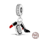 Sparkling Zircon Heart Charm Pendant Sterling Silver Jewelry Sparkling Zircon Heart Charm Pendant Sterling Silver Jewelry