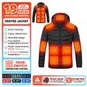 21 Areas Heated Jacket Winter USB Electric Heating Coat 21 Areas Heated Jacket Winter USB Electric Heating Coat