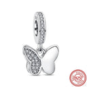 Crown Flowers Heart Silver Bead Charm Elegant Pandora Accessory Crown Flowers Heart Silver Bead Charm Elegant Pandora Accessory
