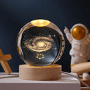 3D Crystal Ball Light Carving Solar System Night Light LED 3D Crystal Ball Light Carving Solar System Night Light LED