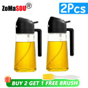 1-4Pc 2-in-1 Sprayer Pourer Oil Bottle for Kitchen Use 1-4Pc 2-in-1 Sprayer Pourer Oil Bottle for Kitchen Use