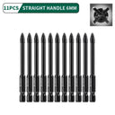 GREENER Four-Blade Hex Tile Drill Bits Set Premium Quality GREENER Four-Blade Hex Tile Drill Bits Set Premium Quality