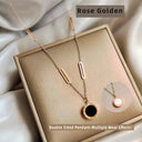 Stylish Stainless Steel Roman Digital Pendant Necklace Stylish Stainless Steel Roman Digital Pendant Necklace