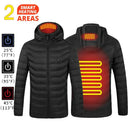 21 Areas Heated Jacket For Men USB Self Heating Vest 21 Areas Heated Jacket For Men USB Self Heating Vest