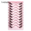 Wispy Faux Mink Half Lashes for Eye Enhancement Comfort Wispy Faux Mink Half Lashes for Eye Enhancement Comfort