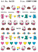 Adorable Cartoon Hello Kitty Nail Sticker Set for Nail Art Adorable Cartoon Hello Kitty Nail Sticker Set for Nail Art