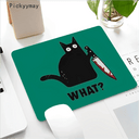 Black Cat Gaming Mousepad Stylish Desk Mat for Work Play Black Cat Gaming Mousepad Stylish Desk Mat for Work Play