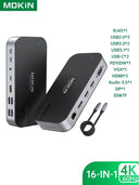 MOKiN USB C Hub Type C Docking Station Multiport Adapter MOKiN USB C Hub Type C Docking Station Multiport Adapter