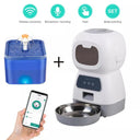 WiFi Automatic Pet Feeder Smart Food Dispenser Cat Dog Bowl WiFi Automatic Pet Feeder Smart Food Dispenser Cat Dog Bowl