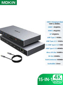 MOKiN USB C Hub Usb Type C Docking Station Multi-port Adapter MOKiN USB C Hub Usb Type C Docking Station Multi-port Adapter