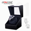 FRUCASE Wooden Watch Winder Silent Motor Dual Power Solution FRUCASE Wooden Watch Winder Silent Motor Dual Power Solution
